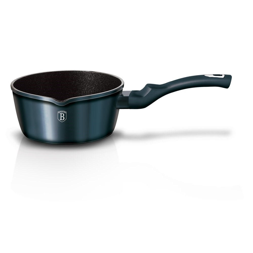 STIELTOPF Blau 16/16/5 cm BH1874 - Blau, Metall (16cm) - Berlinger Haus