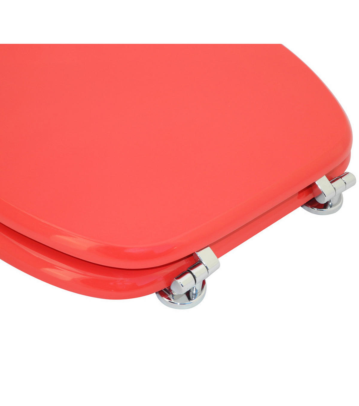 WC-SITZ Rot - Rot, Holzwerkstoff (38/6/47cm) - Sanilo