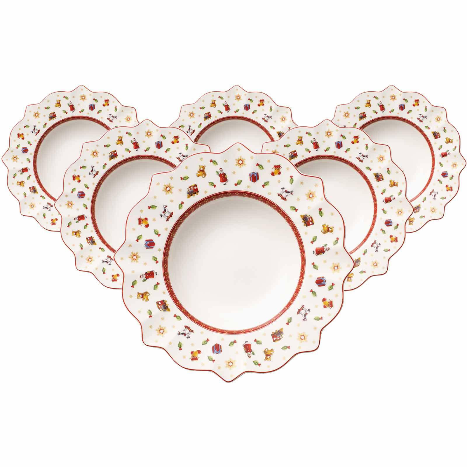 Villeroy & Boch Suppenteller Mehrfarbig
