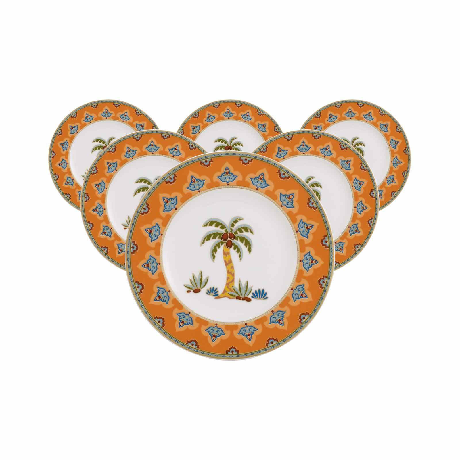 BROTTELLER Samarkand Mandarin bunt ø 16,4 cm 6er Set - Multicolor, Keramik (16.4cm) - Villeroy & Boch