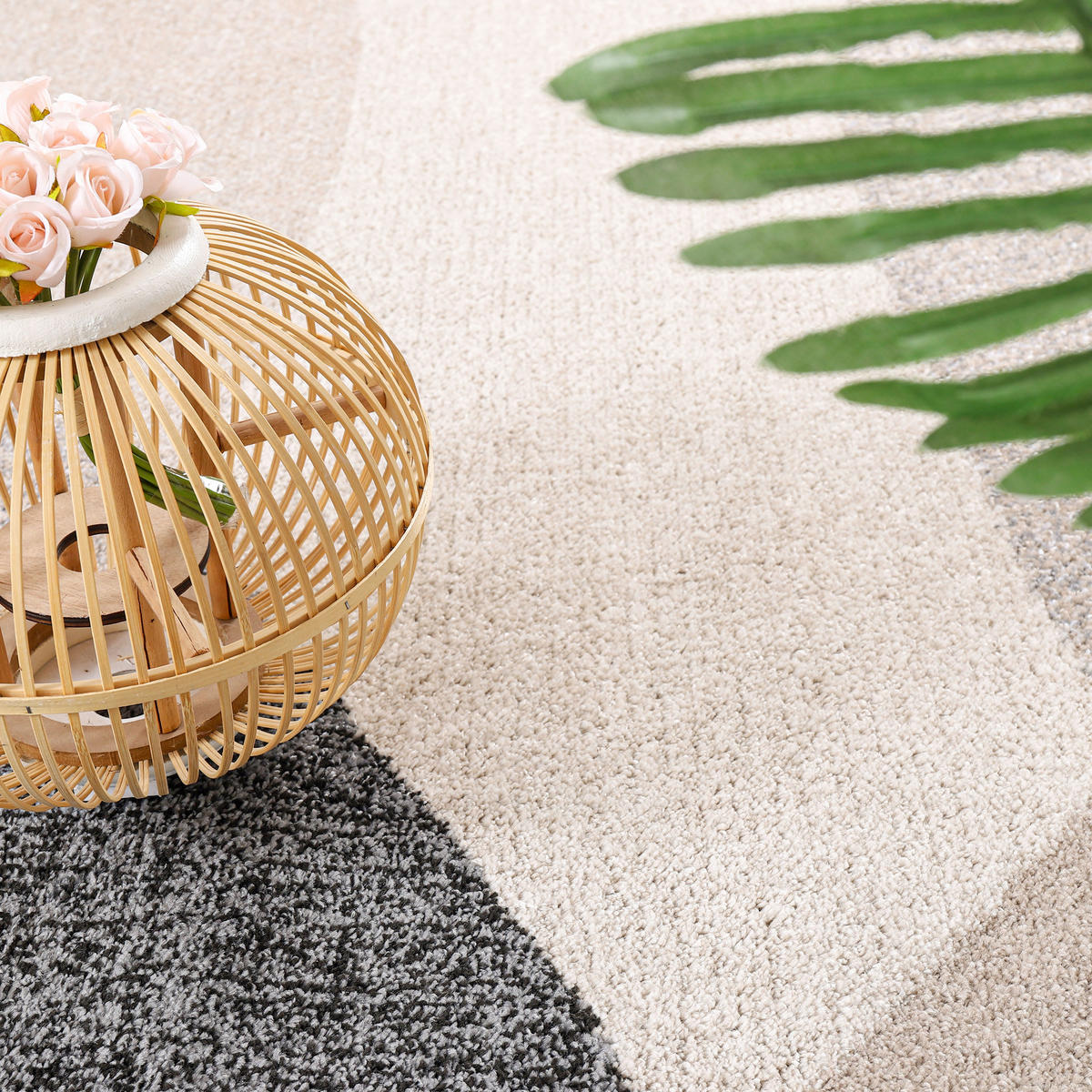 KURZFLORTEPPICH 230/320 cm Fiesta 128 - Beige/Grau, Textil (230/320cm) - Paco Home