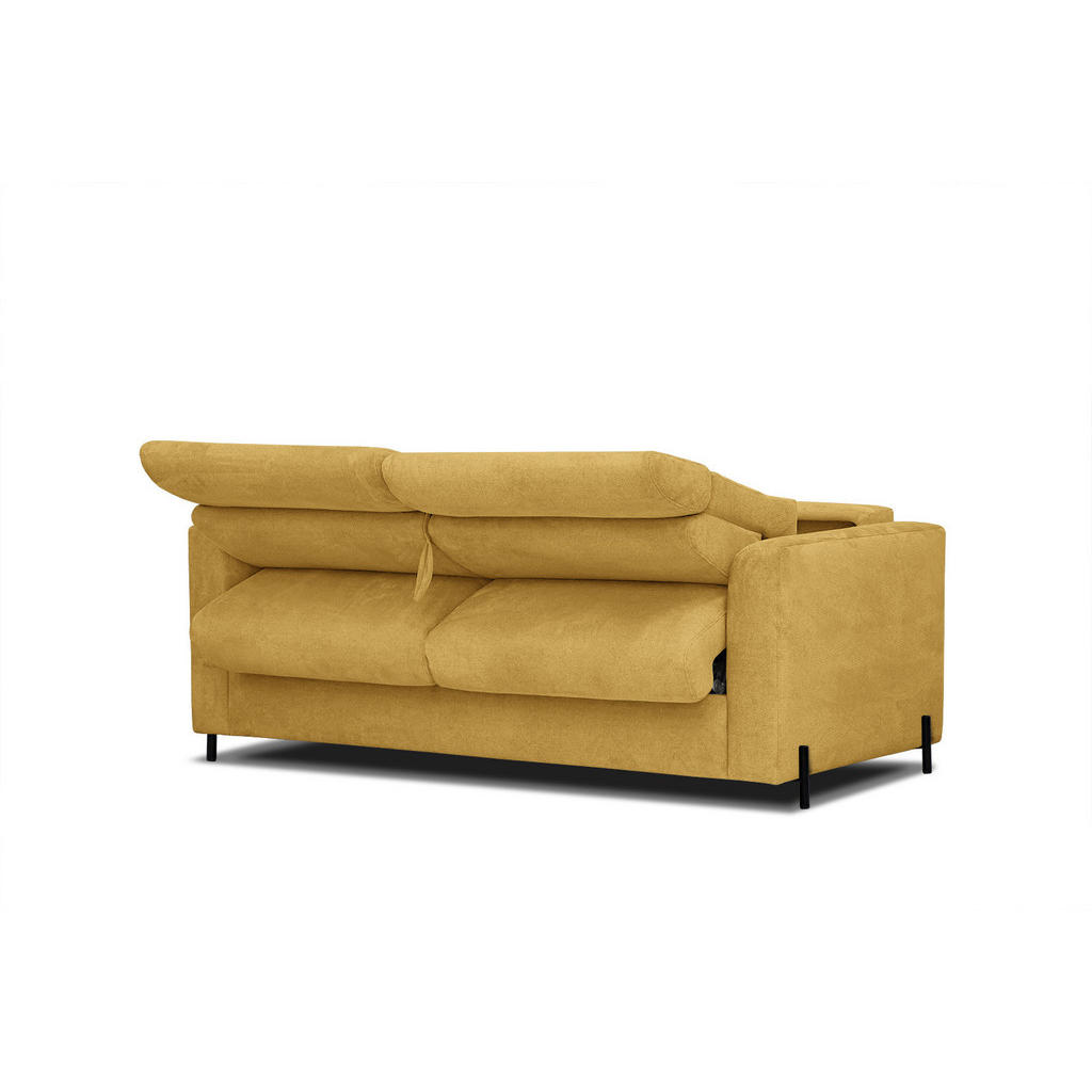 Thumbnail - Courtois Laville Sofa, Gelb, Textil, Rechteckig, 232x90x107 cm, Wohnzimmer, Sofas & Couches, Schlafsofas