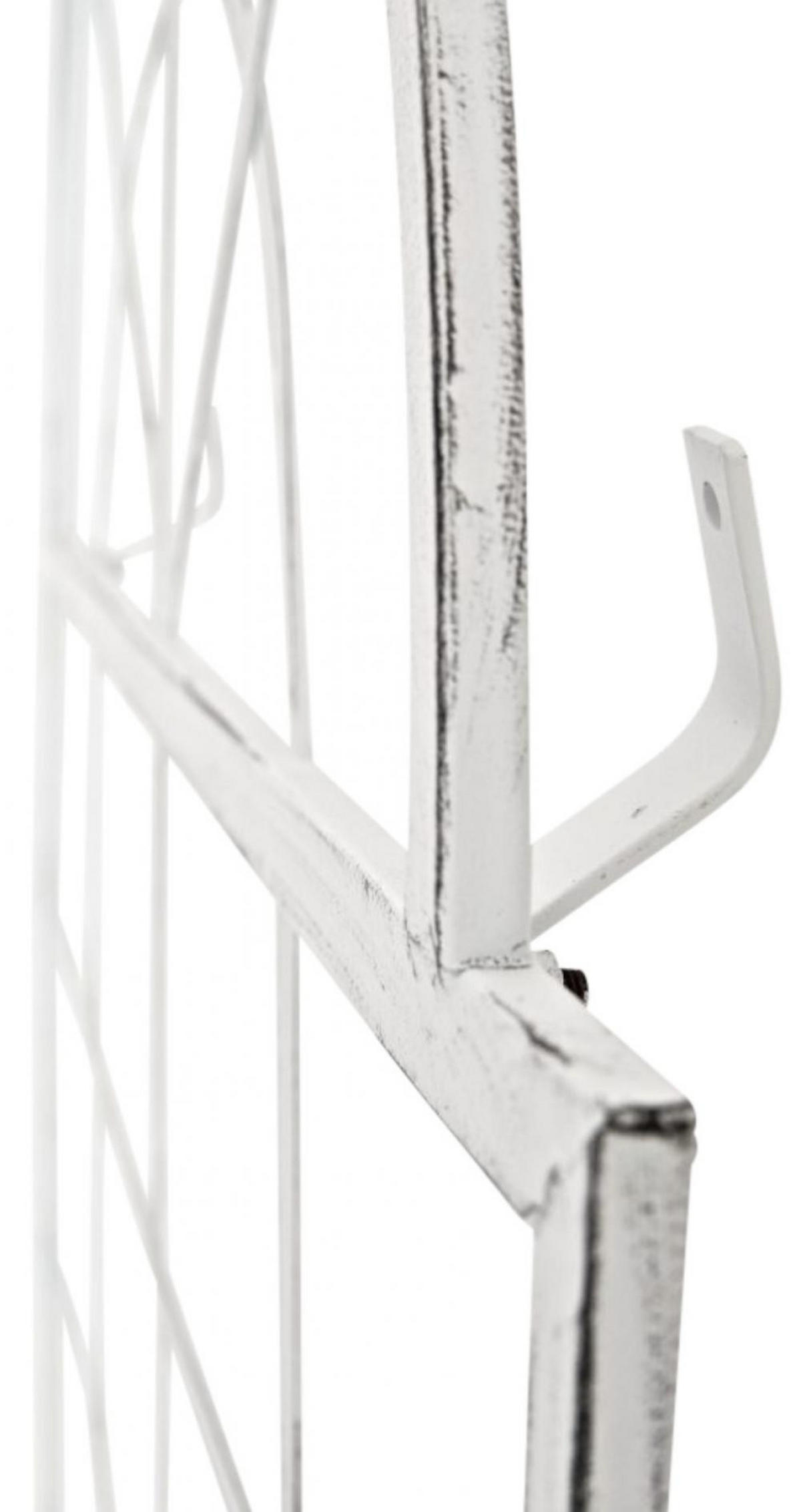RANKGITTER 2er Set Metall antik weiß - Weiß, Metall (70/180/1cm) - CLP