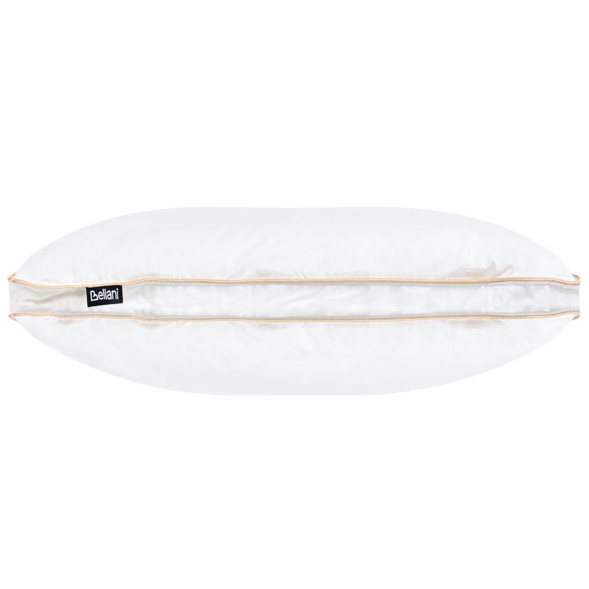 KOPFKISSEN Weiß Hoch 40/80 cm Etna - Weiß, Naturmaterialen (80/40cm) - Beliani