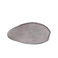 TABLETT Kora Silber 36/30/1cm - Silberfarben, Metall (30/1/36cm) - PTMD Collection