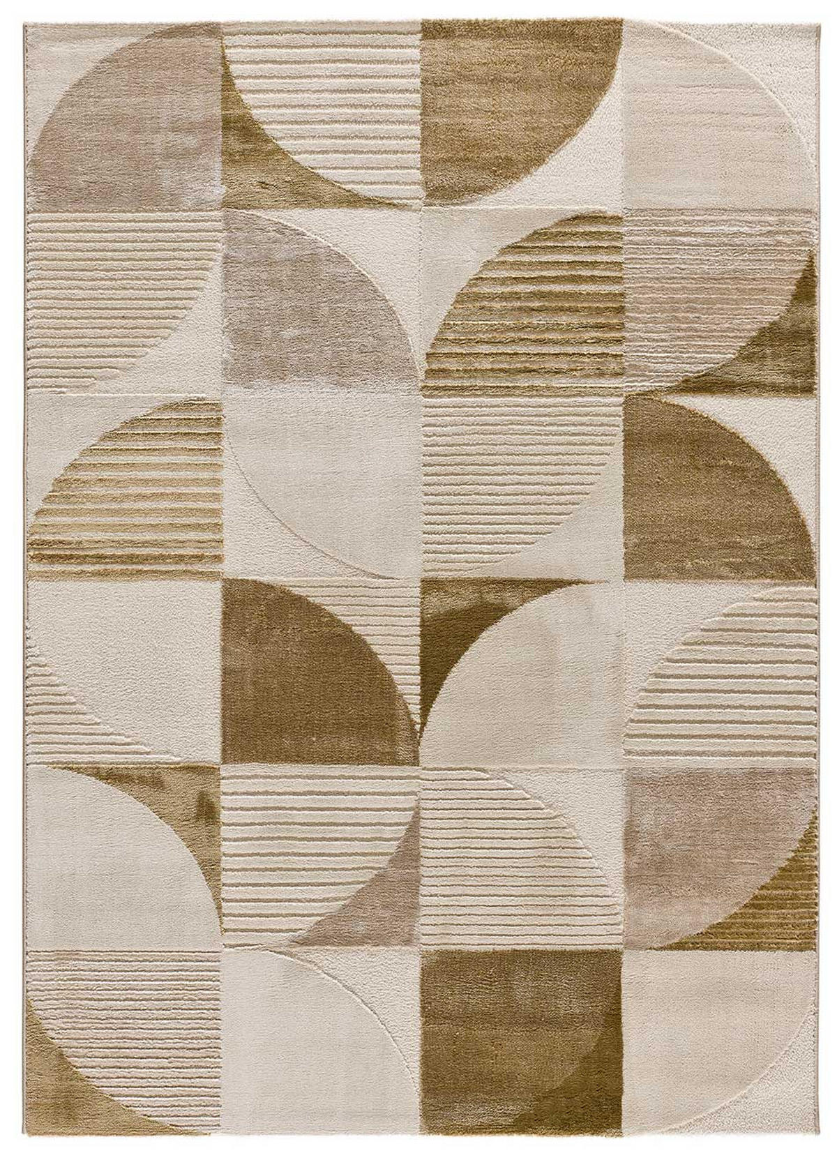 WEBTEPPICH Erdfarbe Melfi 160/230 cm - Hellbraun/Kupferfarben, Naturmaterialien/Textil (160/230cm) - Atticgo