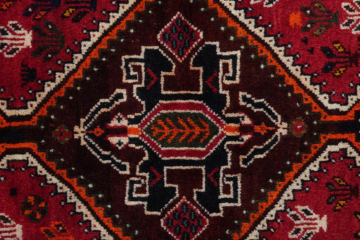 ORIENTTEPPICH handgeknüpft Gashgai Rot 270/165 cm Schurwolle - Rot, Textil (165/270cm) - Looma