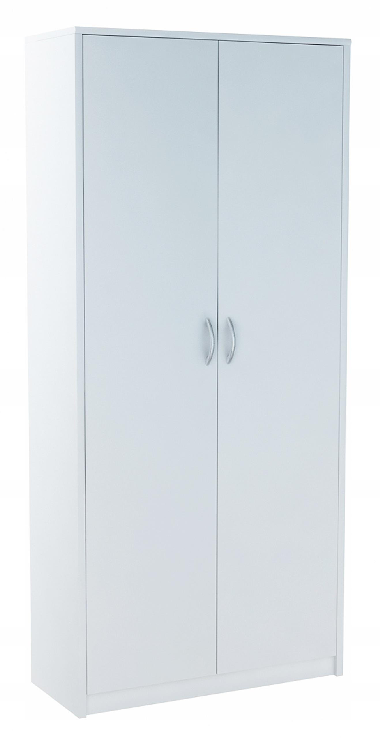 BÜCHERREGAL R5 Weiß 74/35/180 cm 2 Türen - Weiß, Holzwerkstoff (74/180/35cm) - Matkam Möbel
