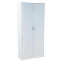 BÜCHERREGAL R5 Weiß 74/35/180 cm 2 Türen - Weiß, Holzwerkstoff (74/180/35cm) - Matkam Möbel
