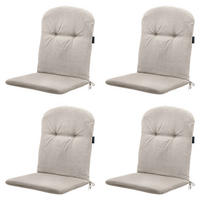 GARTENSTUHLKISSEN Panama - Beige - 96/45/3,5 cm - 4er-Set - Beige, Textil (45/3/96cm) - Madison