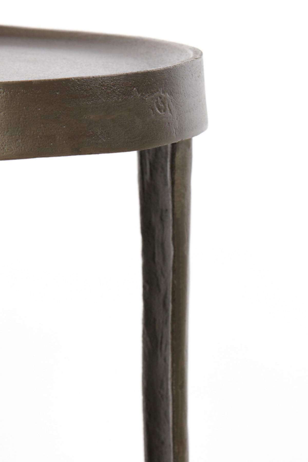 SÄULE Tobias Braun Ø35/100 cm - Braun, Metall (35/35/100cm) - Light & Living