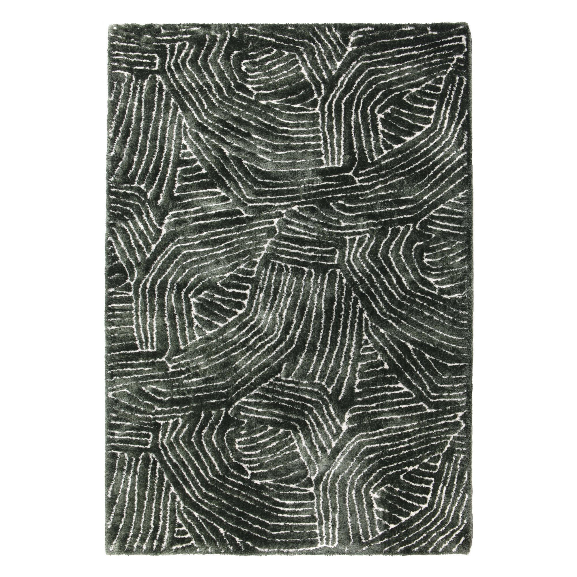 RECYCELTER TEPPICH Paulin thymian 200 x 290 x 2 cm - Grün, Textil (200/290cm) - Vivaraise