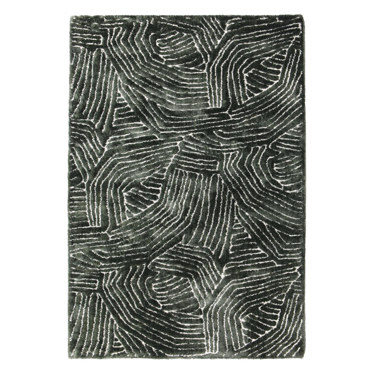 RECYCELTER TEPPICH Paulin thymian 200 x 290 x 2 cm - Grün, Textil (200/290cm) - Vivaraise