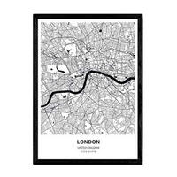 POSTER London - Uk A3 Rahmenlos - Klar, Papier (29.7/5/42cm) - Nacnic