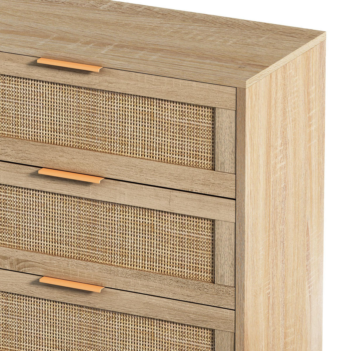 SIDEBOARD Beige 130/40/75 cm - Naturfarben, Holzwerkstoff (40/75/130cm) - Urban Meuble