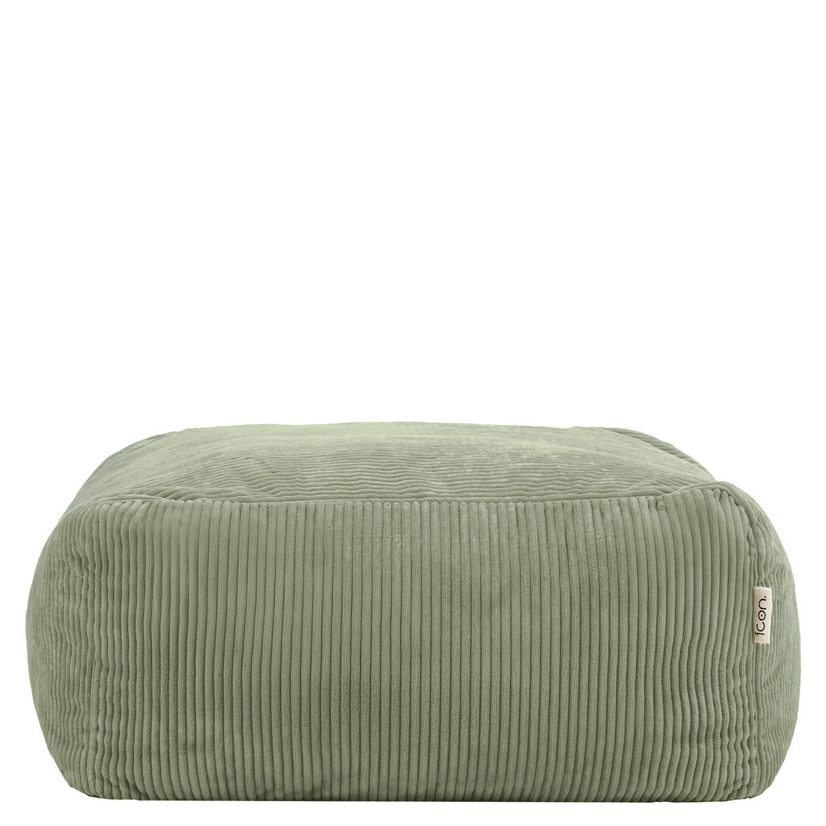 SITZSACK-OTTOMANE ZEN modular Cord - Grün, Textil (95/46/95cm) - icon