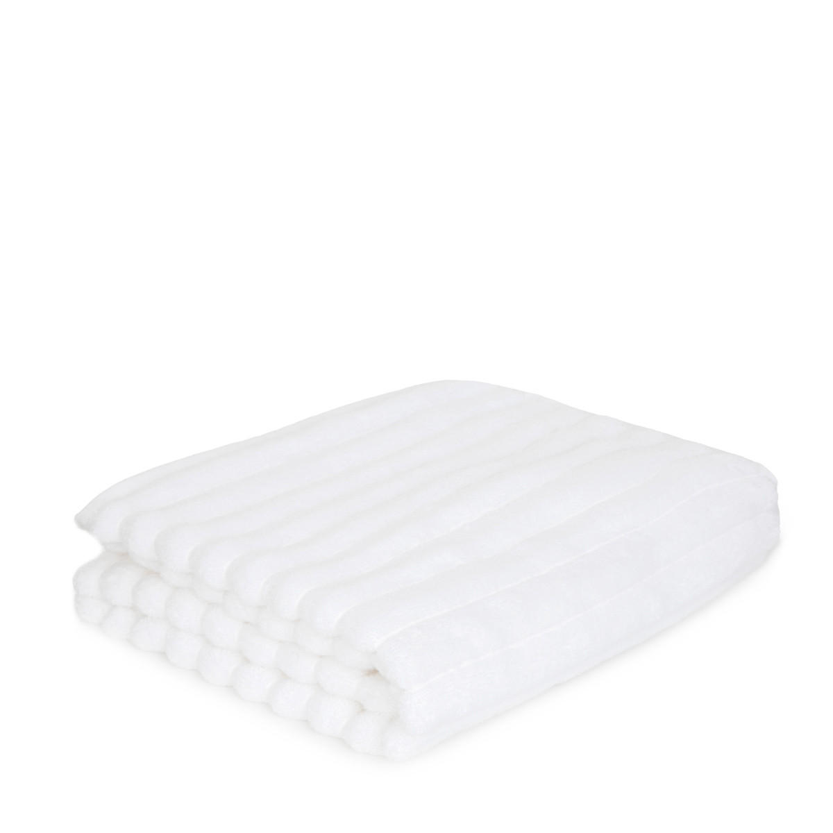 BADETUCH Astri weiß 70/130 cm - Weiß, Textil (70/130cm) - Homla