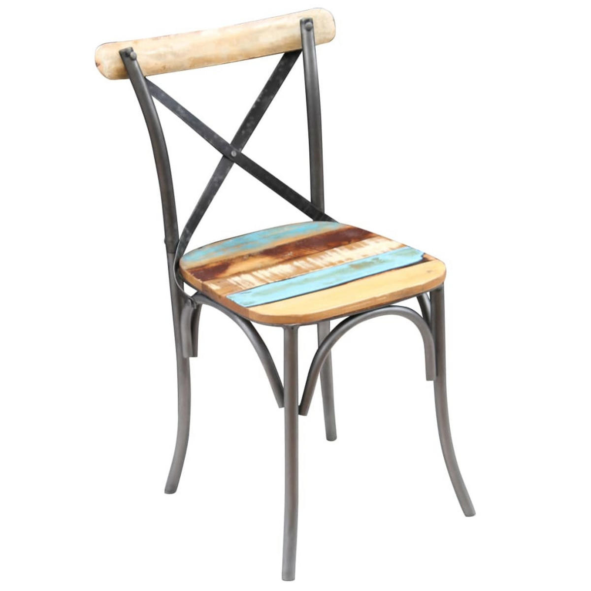 STUHL-SET 2Stk. 51*84*52 - Multicolor, Holz (51/84/52cm) - ZMH