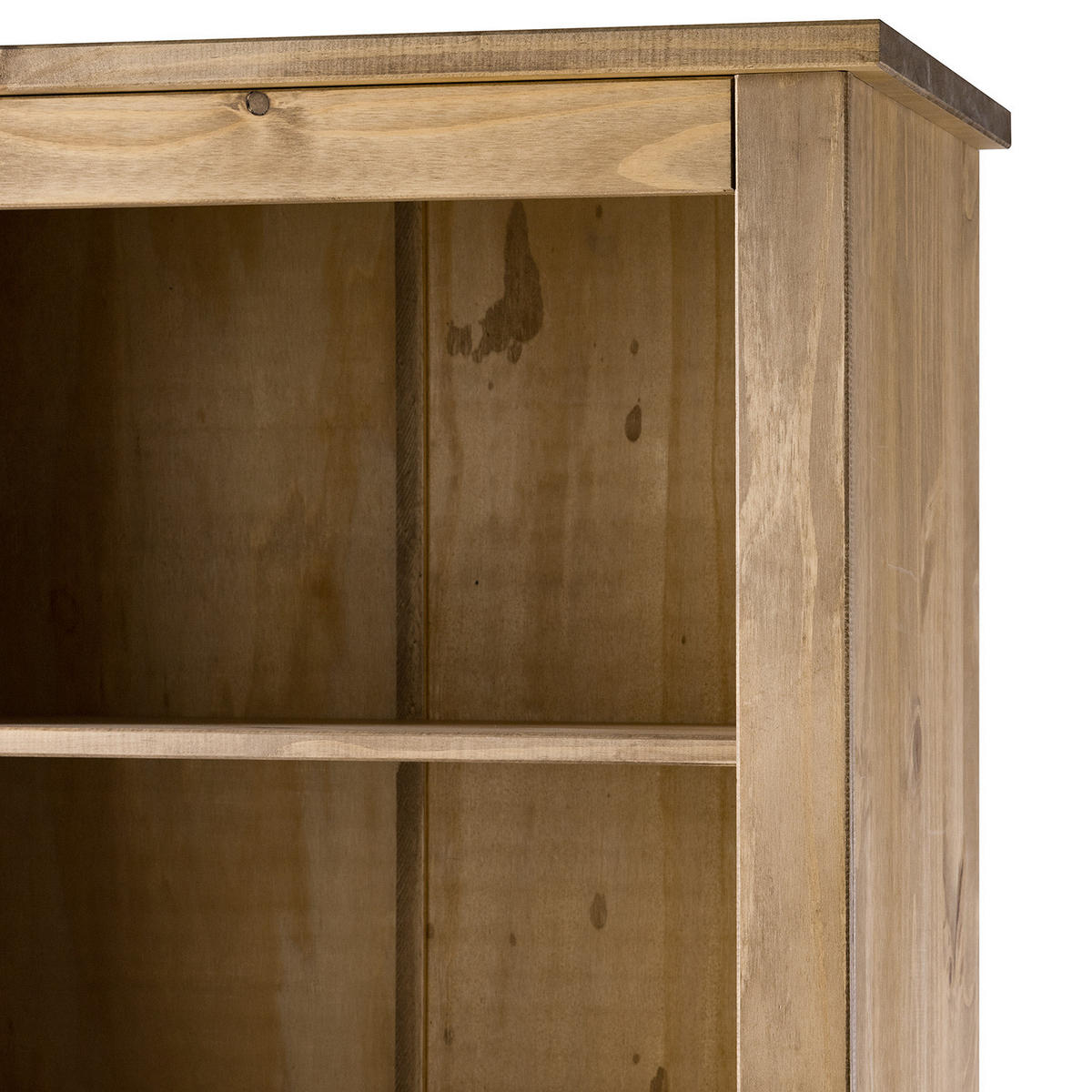 BÜCHERREGAL - Kiefer massiv - Kieferfarben, Holz (81/183/44cm) - home24