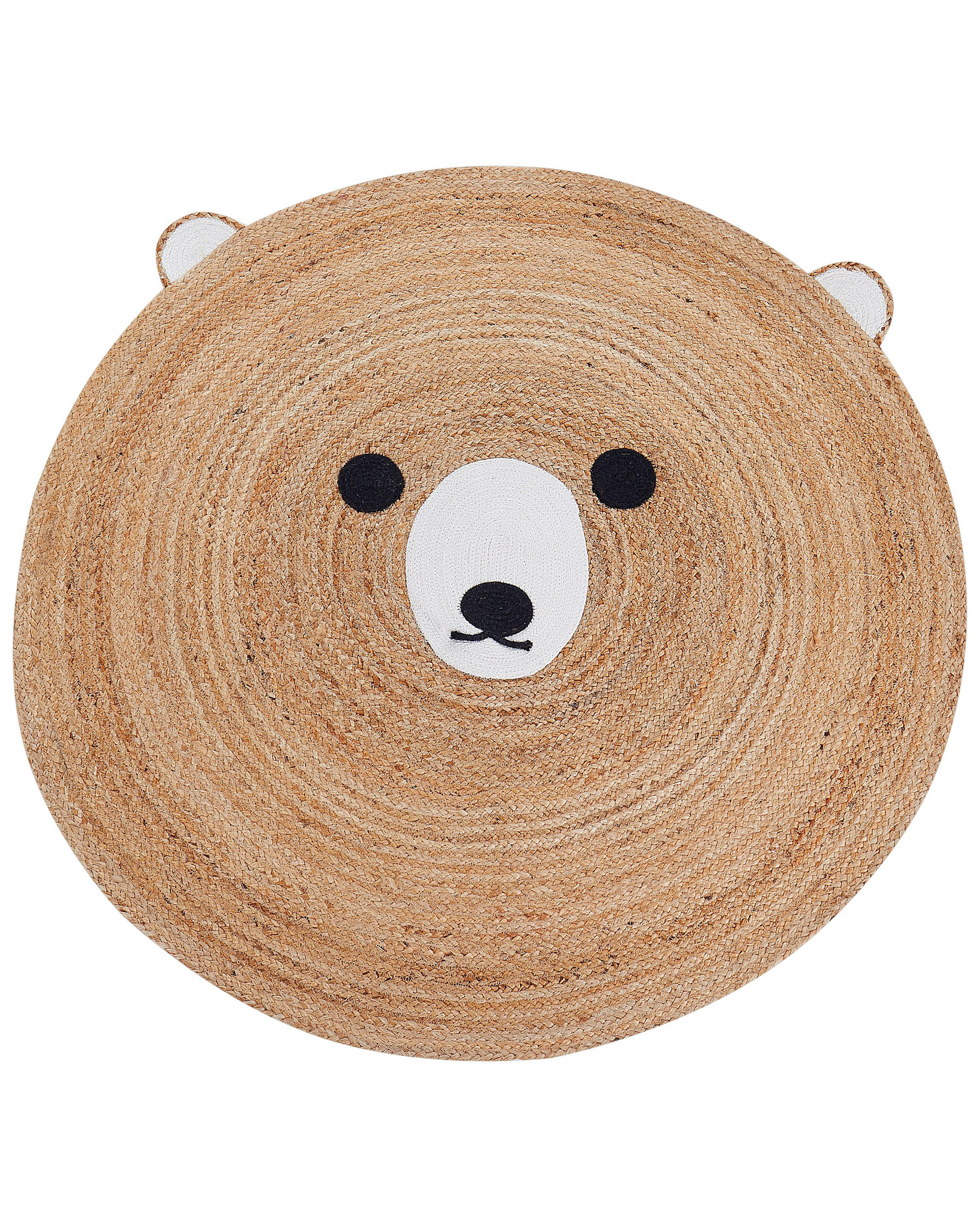 KINDERTEPPICH Kosalar 120/120 cm - Beige, Naturmaterialen (120/120cm) - Beliani