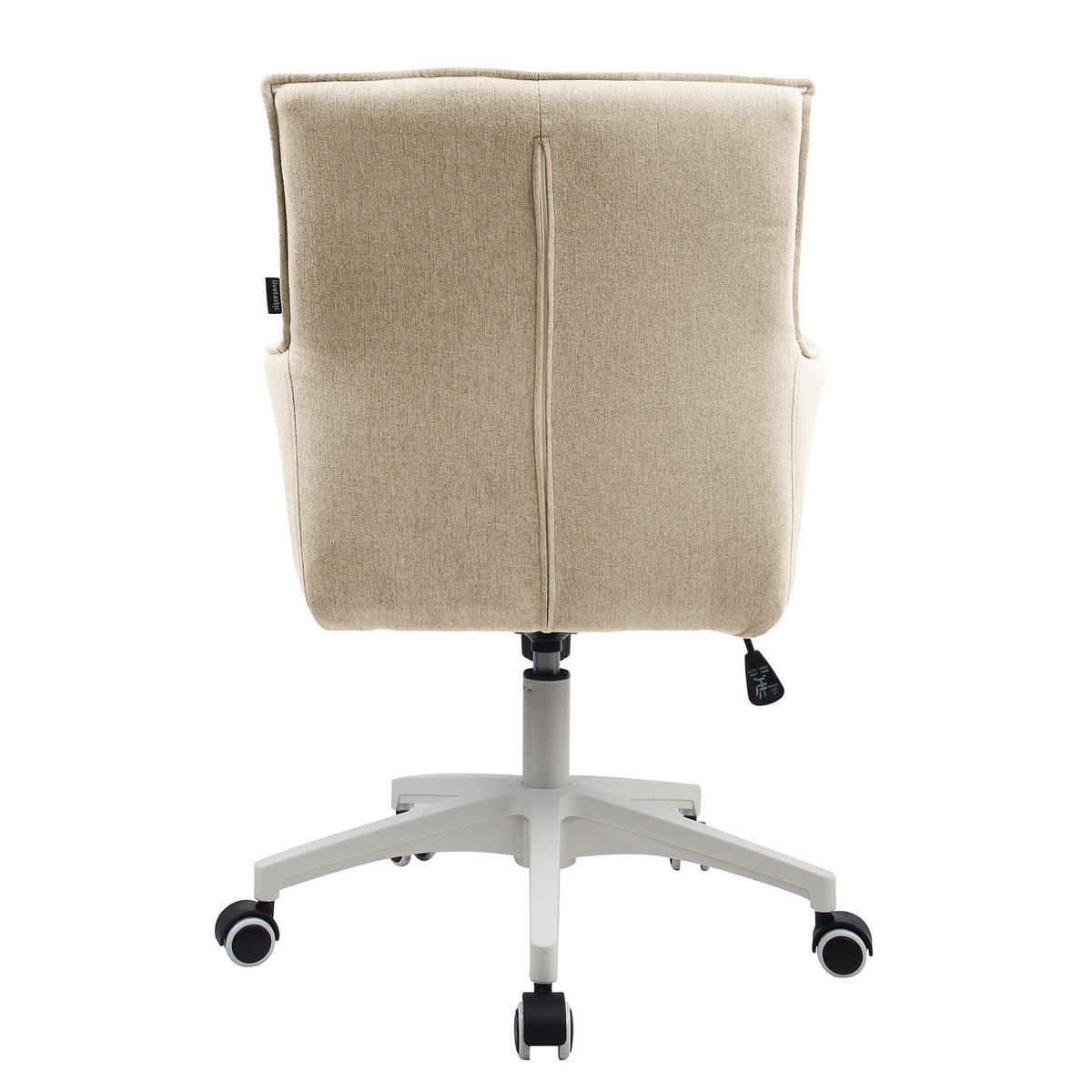 BÜRODREHSTUHL - Webstoff - Beige - Beige, Kunststoff/Textil (60/80/63cm) - home24