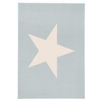 KINDER UND JUGEND TEPPICH TRENDLINE STERN PASTELL - Blau, Textil (80/160cm) - Pergamon
