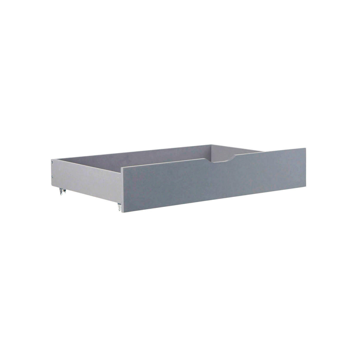 HAUSBETT mit Matratze mit Stauraum 90/200 cm Grau - Grau, Holz (206/160/98cm) - Homestyle4u