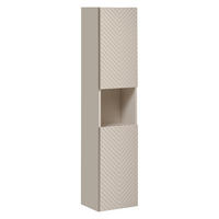 HOCHSCHRANK NALVIK SZK1 Profilierte Fronten Cachemire - Kaschmir, Holzwerkstoff (30/140/25cm) - Komodee