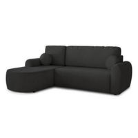 ECKSOFA Jazz, Seite: Links - Schwarz, Holz/Textil (240/160cm) - Sofnet