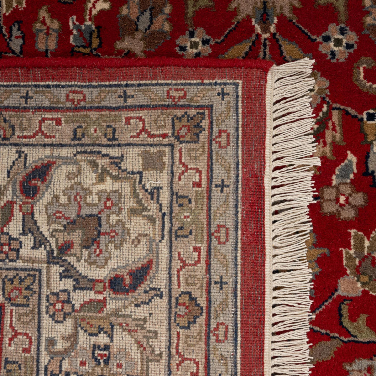 ORIENTTEPPICH Indo Isfahan, klassisch, strapazierfähig 70x140 cm - Rot, Textil (70/140cm) - Rug and Roll