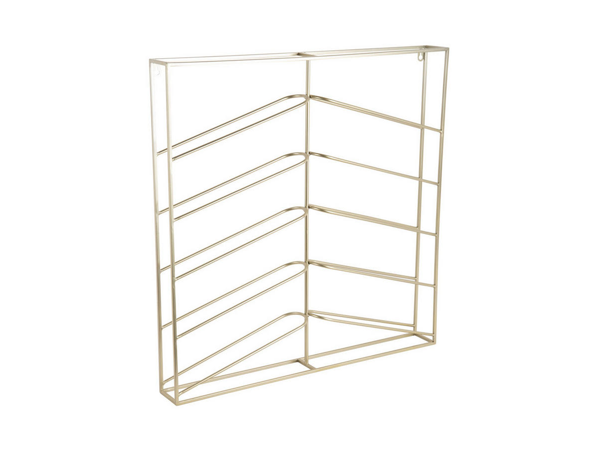 WEINREGAL Cuadro 67/7/66 cm - Goldfarben, Metall (7/66/67cm) - Present Time