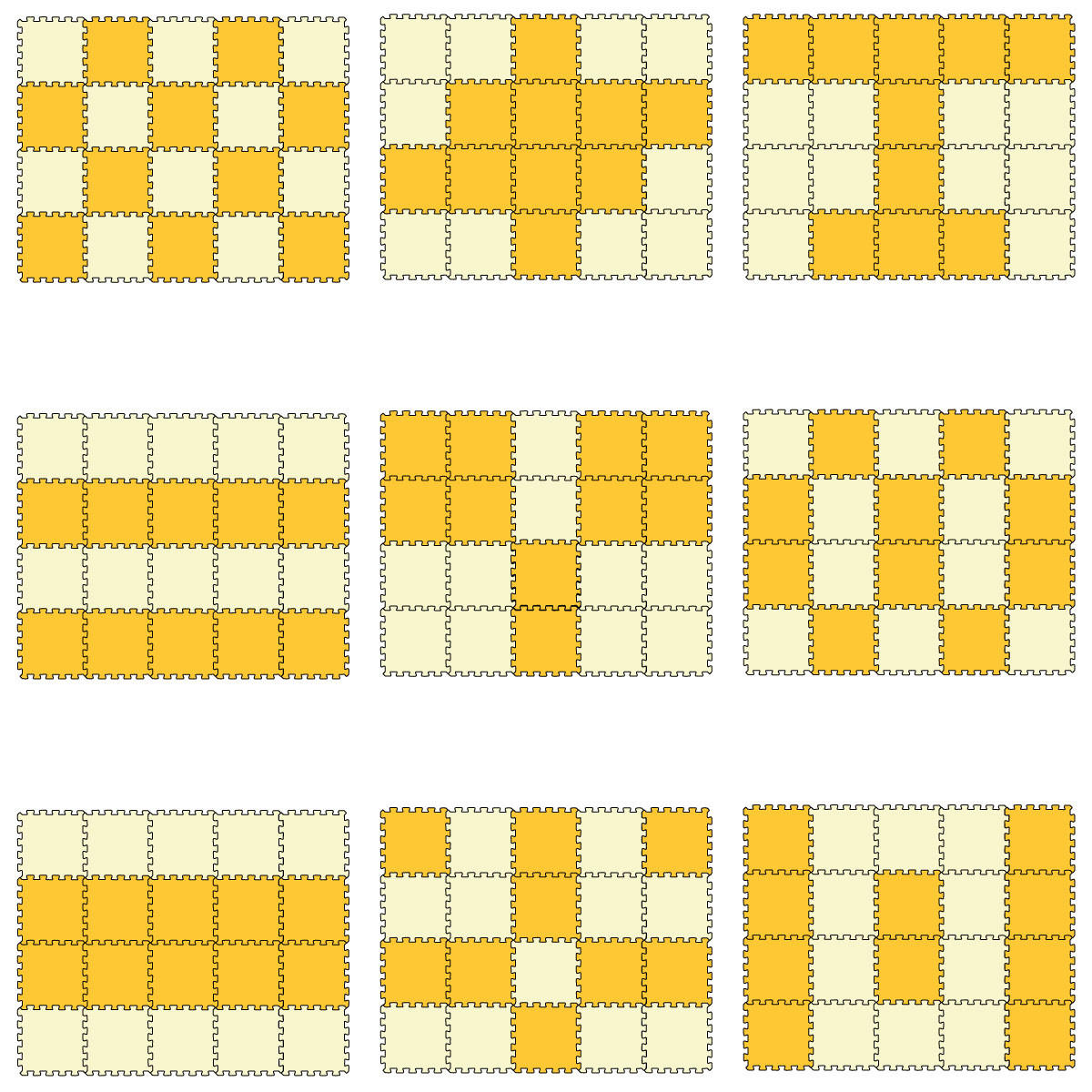 SPIELMATTE ab Null - 180/90/1 cm Puzzlematte Beige - Multicolor, Kunststoff (30/30cm) - Littletom