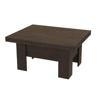 TISCH LONG - Mooreichefarben, Holzwerkstoff (80/100/53cm) - Meblini