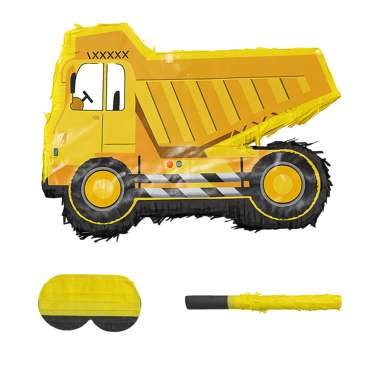 PINATA - Multicolor, Papier/Wellpappe (40/30/8cm) - Relaxdays