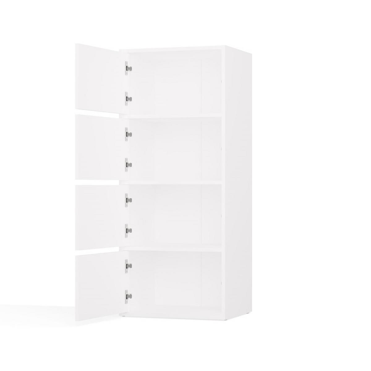 HIGHBOARD Kate - Weiß, Holzwerkstoff (50/119/40cm) - kommodly