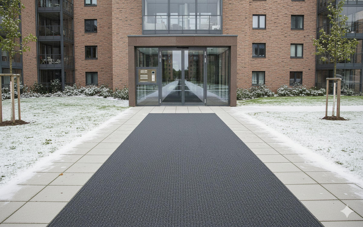 SICHERHEITSMATTE SafeStep PRO Anthrazit 1,20 x 27,00 Meter - Anthrazit, Kunststoff (120/2700cm) - Melius Vivere
