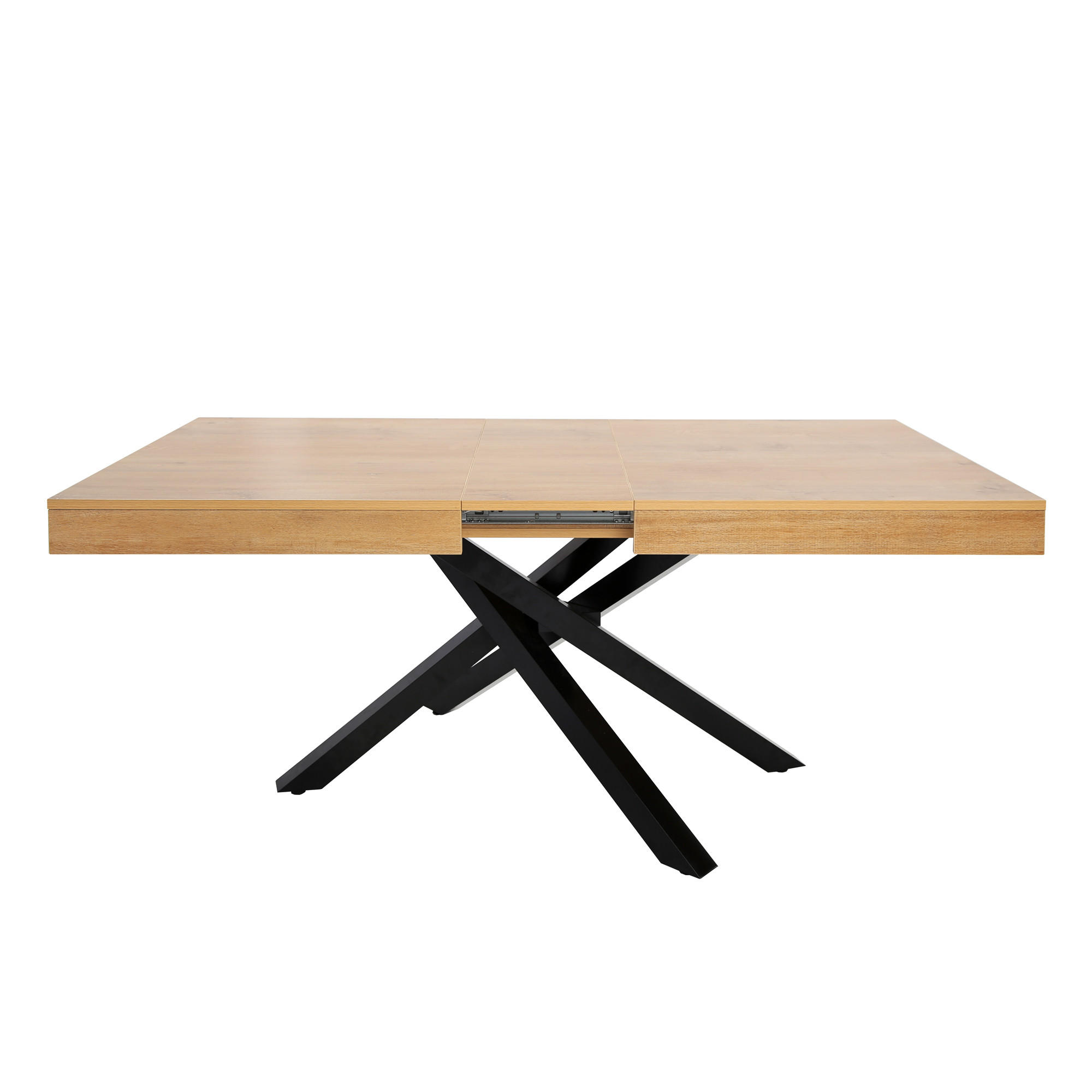 ESSTISCH Ausziehbar 140 bis 170 cm in Eiche hell - Eichefarben, Holzwerkstoff (140/90/75cm) - Home Collective