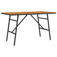 GARTENTISCH Tischbal 55/62/110 cm - Hellbraun, Naturmaterialien (110/55/62cm) - ZMH