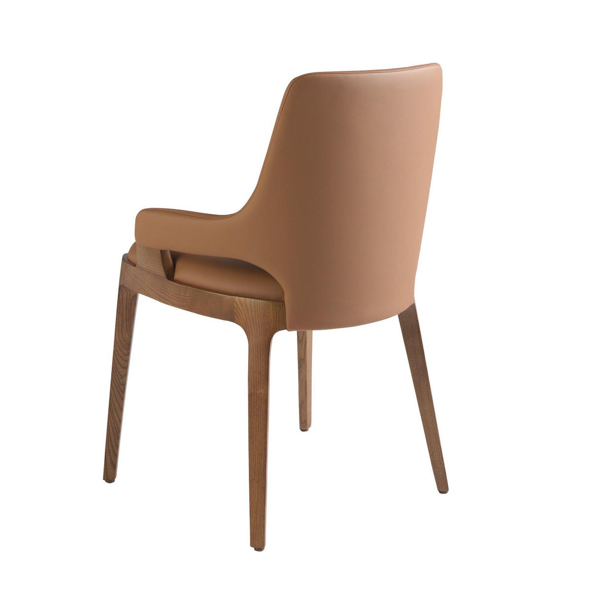 STUHL , Braun, Walnuss 51/ 58/ 79 cm - Nussbaumfarben/Walnussfarben, Holz/Kunststoff (51/79/58cm) - ANGEL CERDA