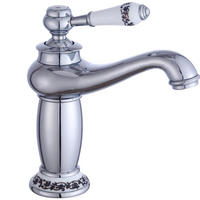 WASCHTISCHARMATUR Antiker für Häuser/Hotels/Büro, Silber - Silberfarben, Metall (17.5/20/11.5cm) - Kaket