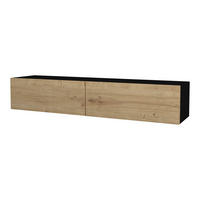 TV SKŘÍŇKA Toivakka - přírodní, kompozitní dřevo (135/25/31cm) - [en.casa]