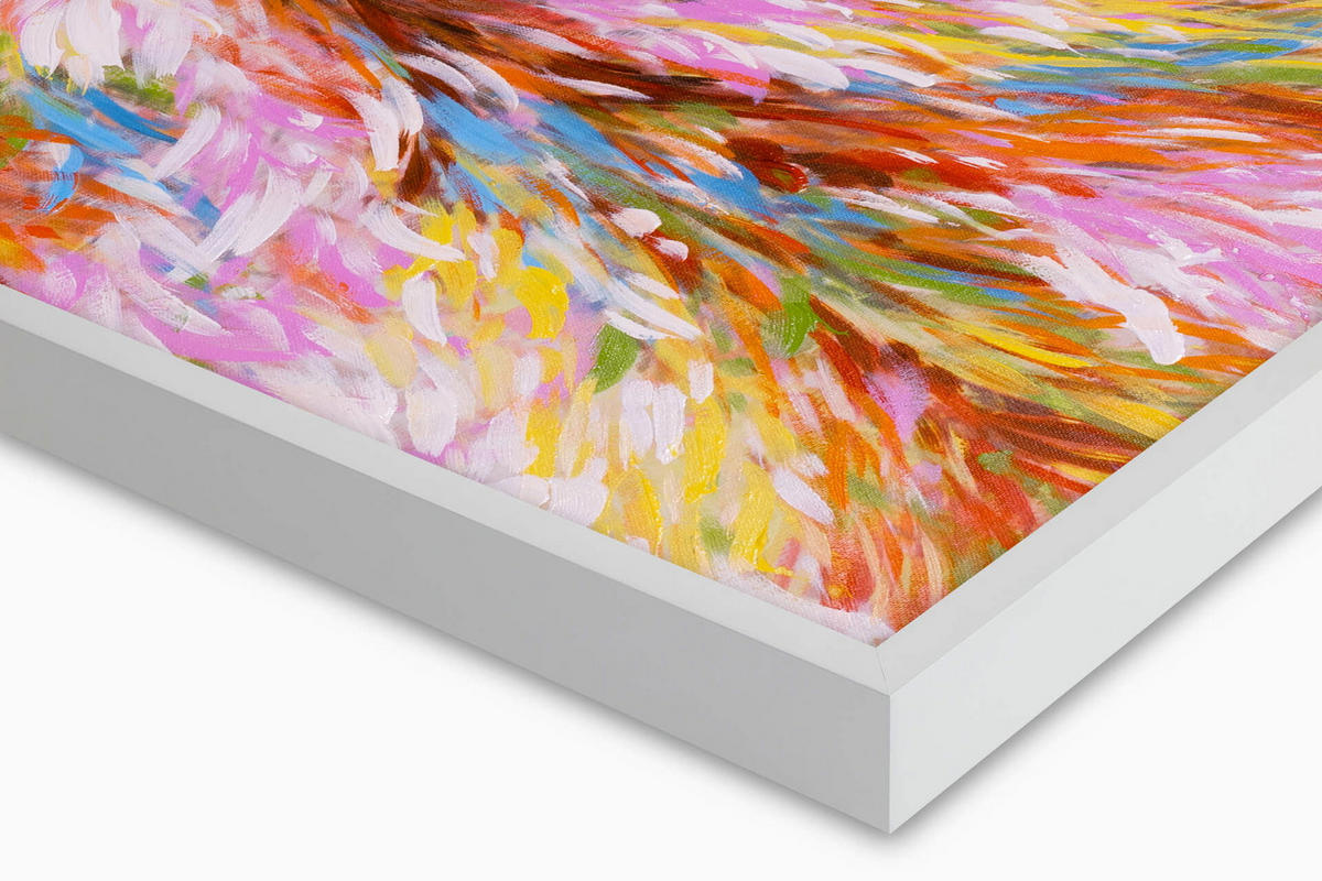 ACRYLBILD HANDGEMALT 120/60 cm - Multicolor, Holz/Textil (120/60cm) - KUNSTLOFT