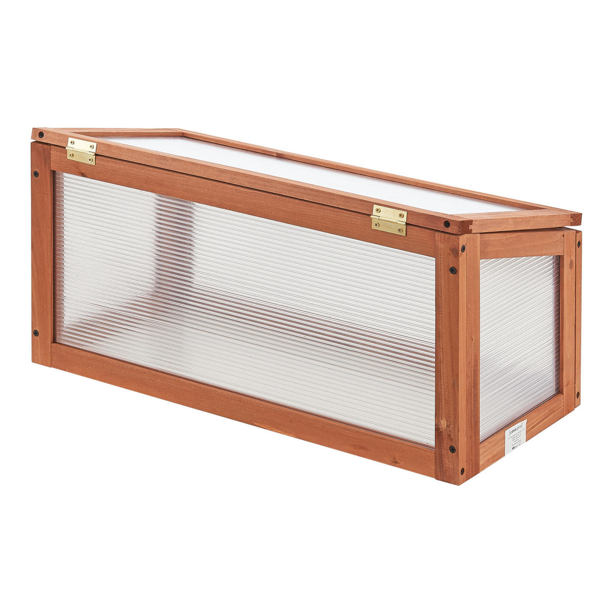 FRÜHBEET Laarbeek - Transparent/Kieferfarben, Kunststoff (60/30/30cm) - casa.pro
