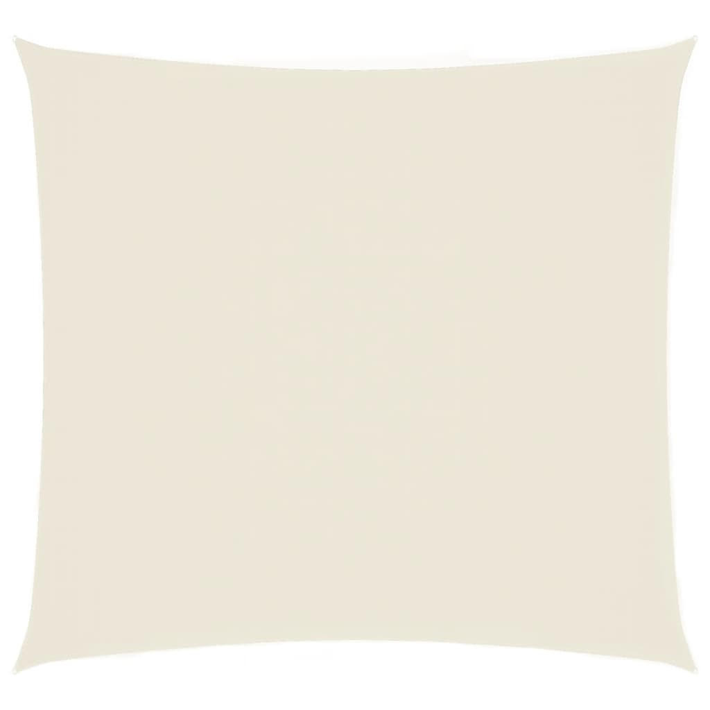 SONNENSEGEL Oxford-Gewebe Quadratisch 4.5/4.5 M Creme - Creme, Textil (450/450cm) - vidaXL