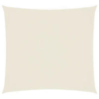 SONNENSEGEL Oxford-Gewebe Quadratisch 4.5/4.5 M Creme - Creme, Textil (450/450cm) - vidaXL