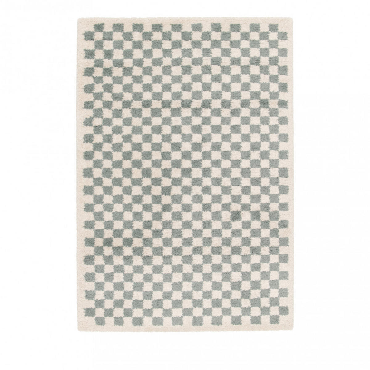 SCHACHBRETT-TEPPICHE - Laria - 120 cm x 170 cm - Blau, Kunststoff (120/170cm) - Drawer