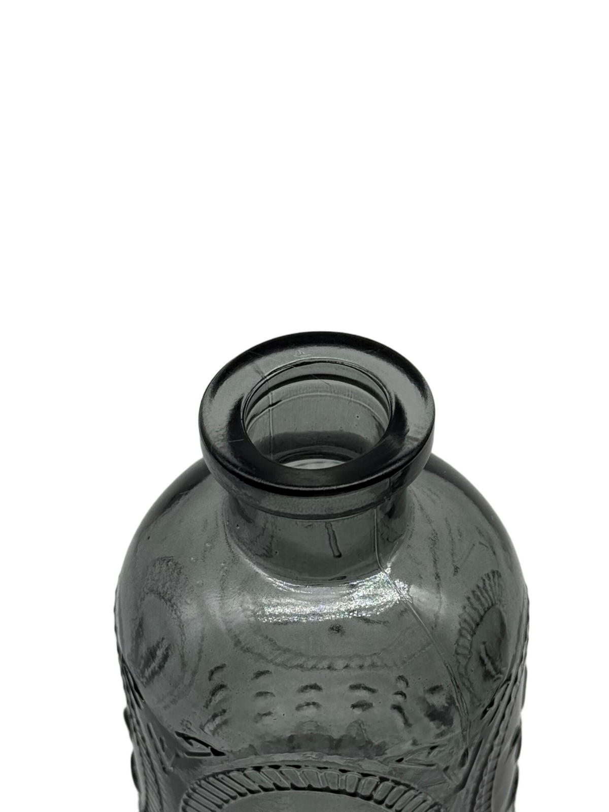 10XVASEN - Grau, Glas (14.5cm) - Relaxdays