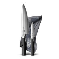 MESSERSET Kamagata Tim Mälzer Set, 3-tlg. - Schwarz, Metall - Kai Messer