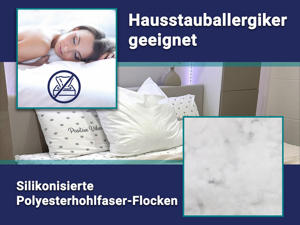 KISSEN, 80x80 cm, 65% Polyester, 35% Baumwolle, Weiß - Weiß, Textil (80/80cm) - Zollner