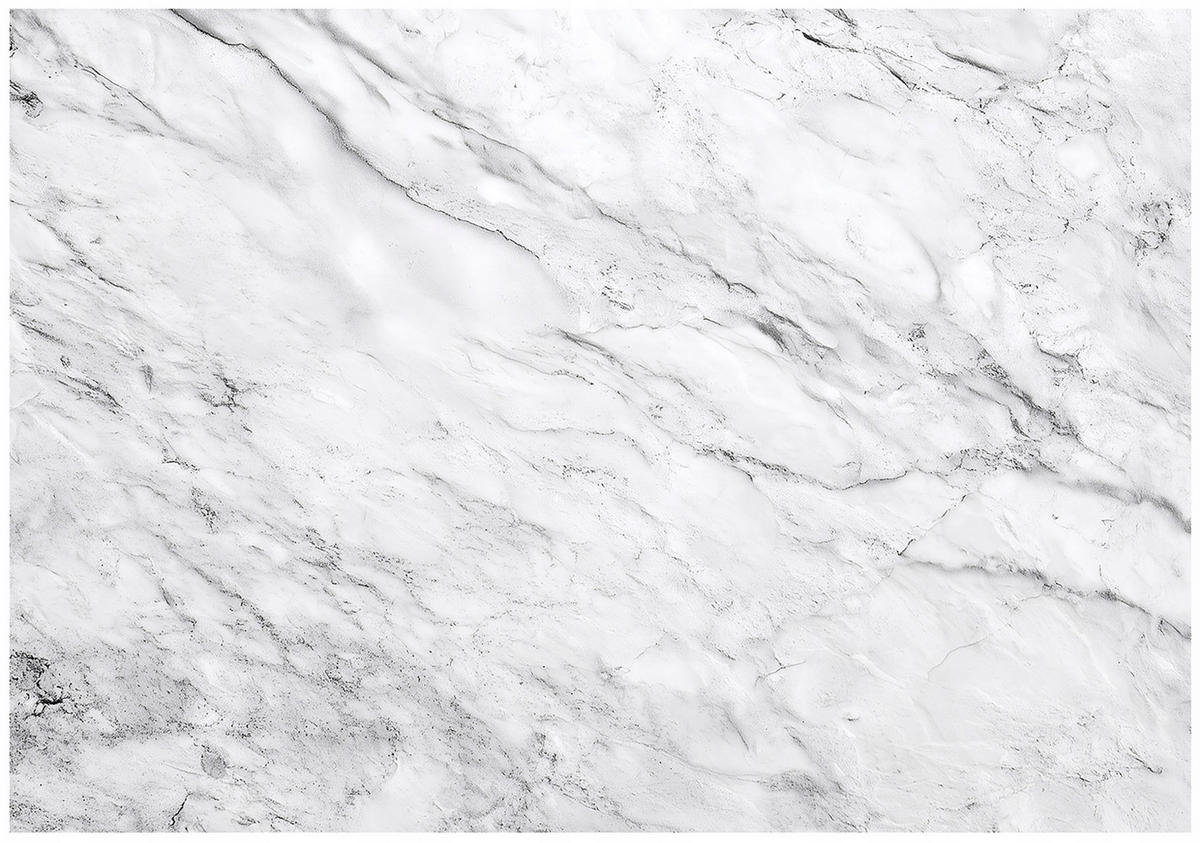 FOTOTAPETE Marmor Stein Grau 200x140 cm - Multicolor, Papier (200/140cm) - Wallarena